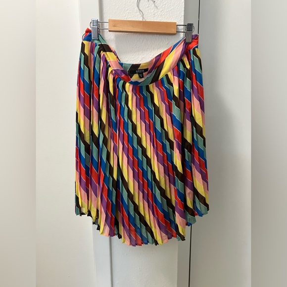 Guess Dresses & Skirts - Guess Sparkly Colorful Striped Women's Skirt